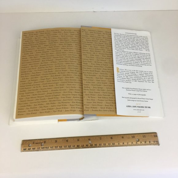 Barbara Walters Audition Memoir Book Hardcover First Edition 2008 w Dust Jacket - Picture 11 of 16